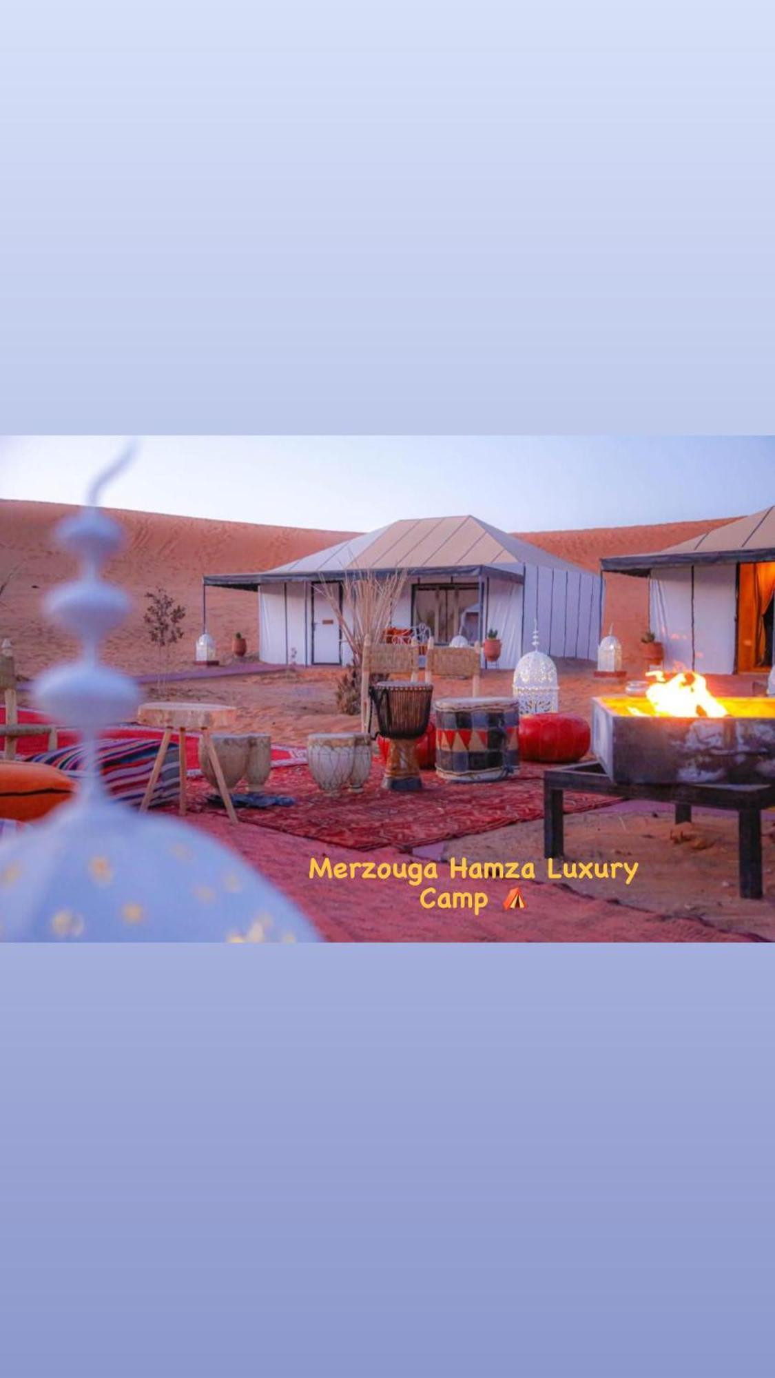Merzouga Hamza Luxury Camp Esterno foto