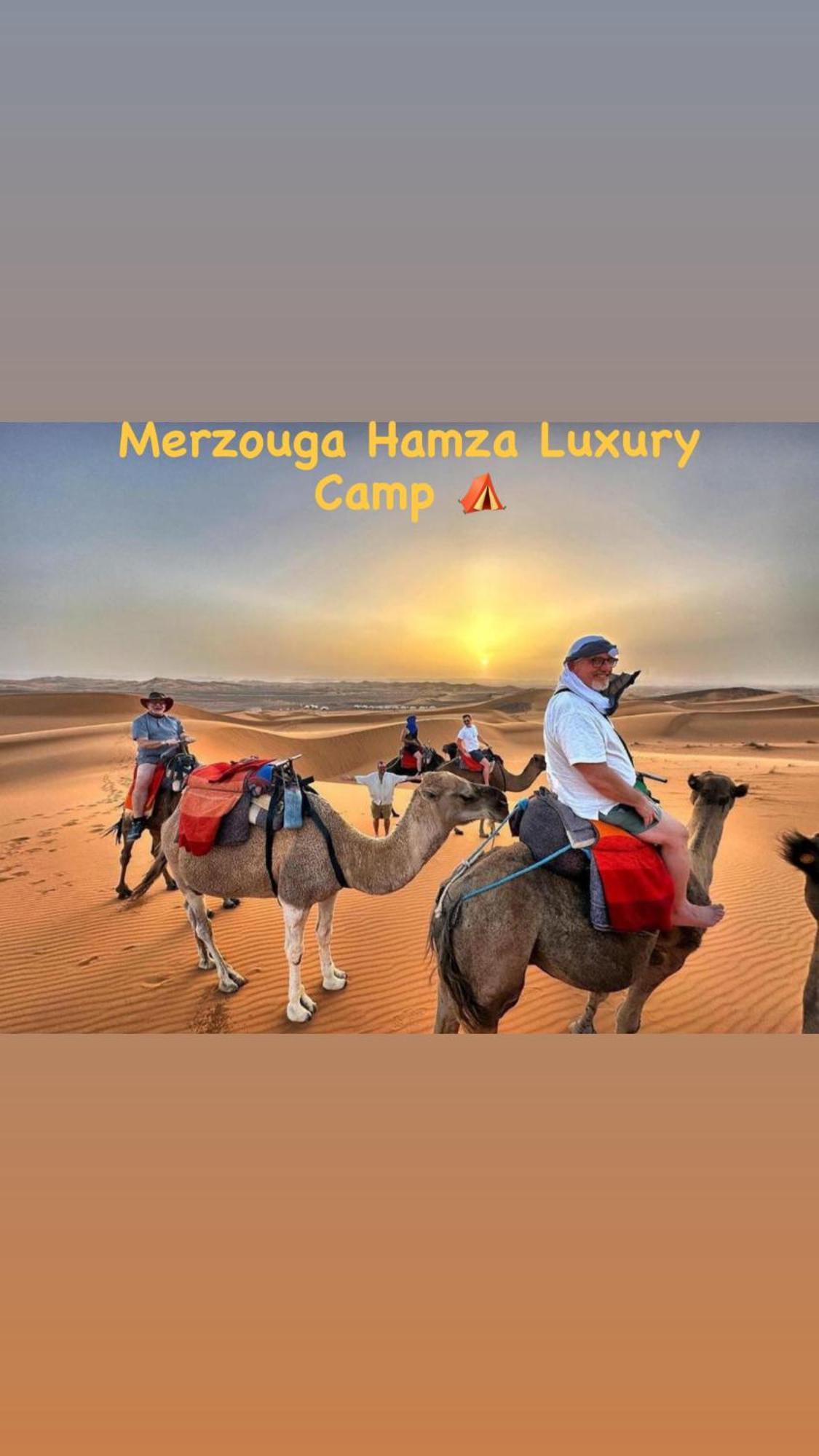 Merzouga Hamza Luxury Camp Esterno foto