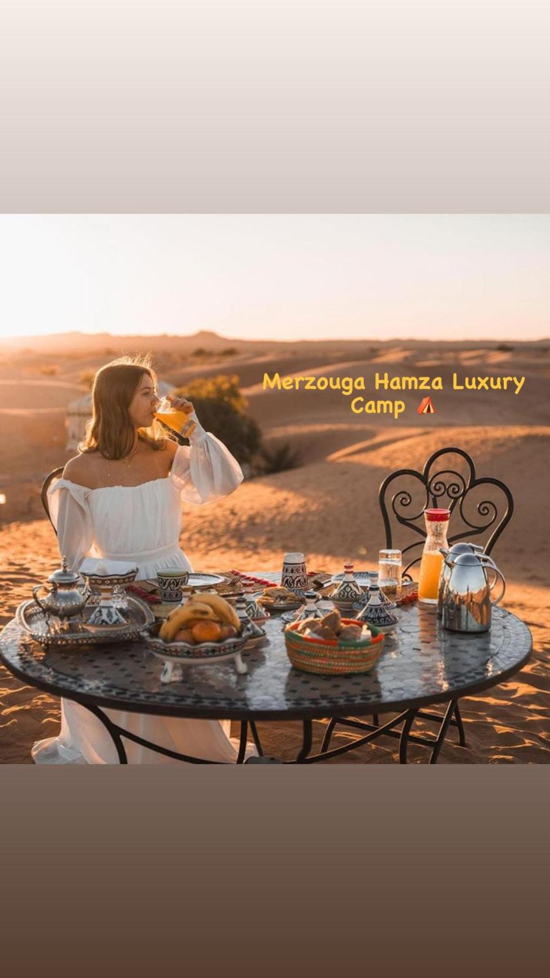 Merzouga Hamza Luxury Camp Esterno foto